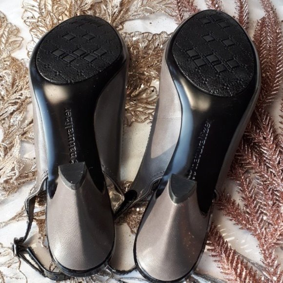 9 Wide Naturalizer Slingback Leather Round Heel - Picture 5 of 8